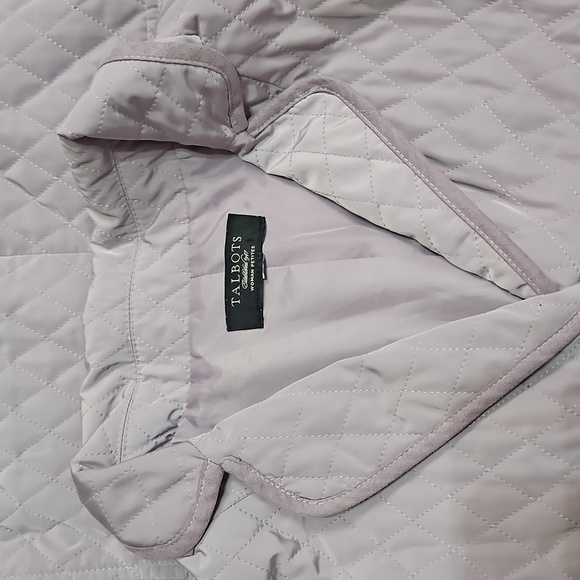 Talbots Lavender Quilted Puffer Jacket - Picture 8 of 8